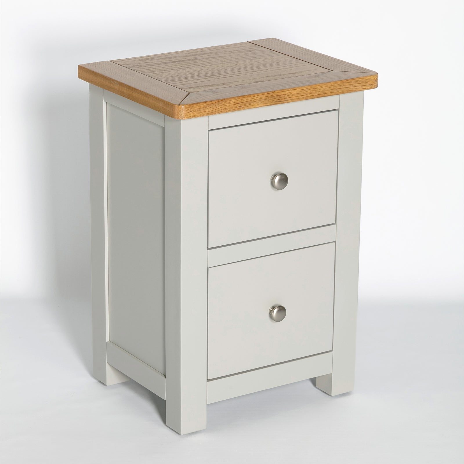 Oak on sale grey nightstand