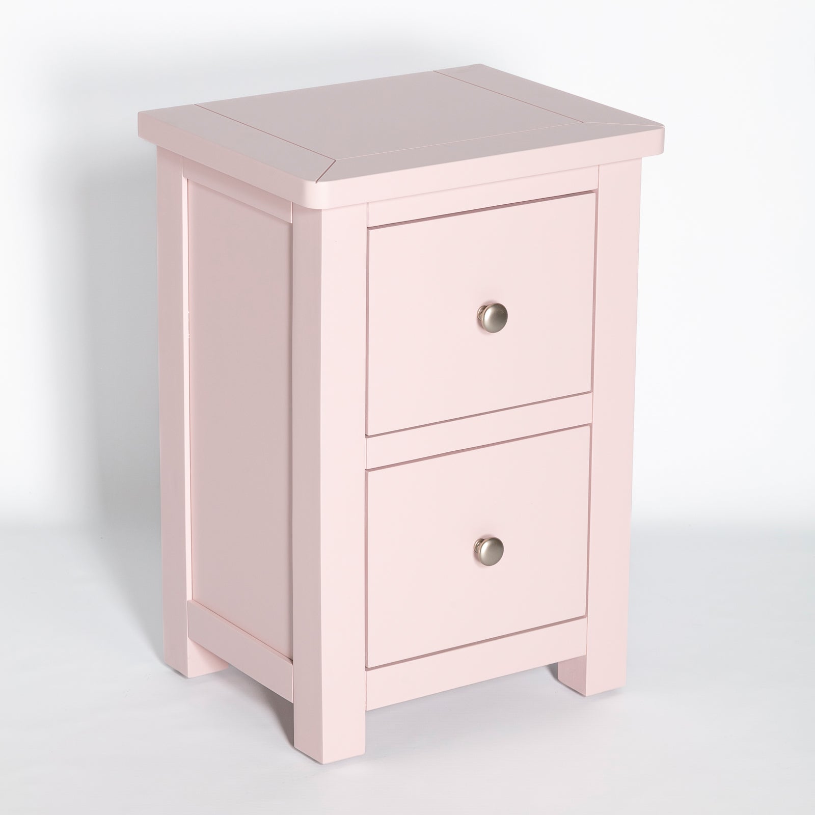 Baby pink hot sale bedside table