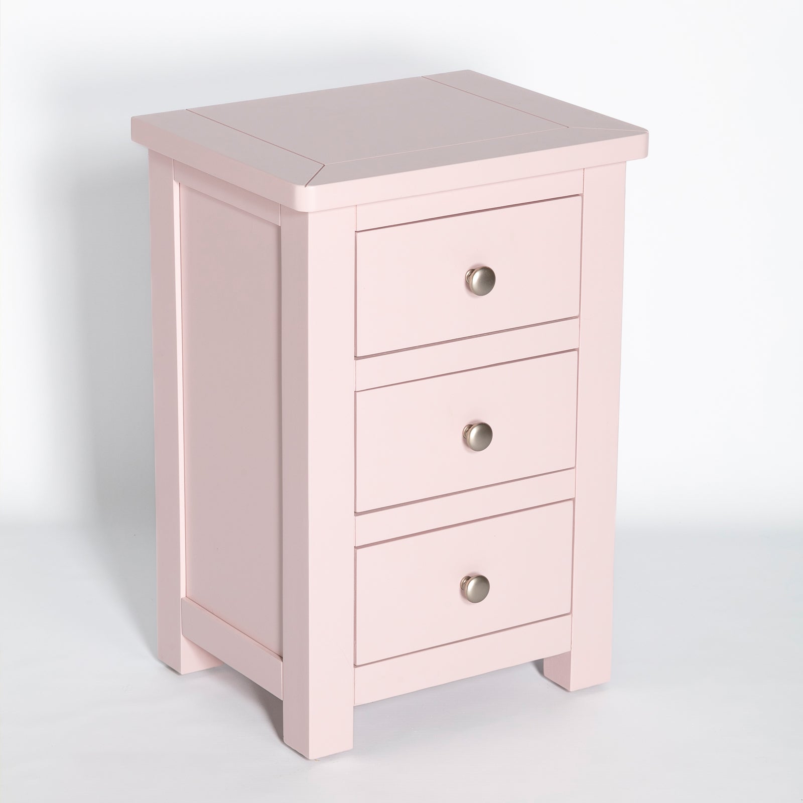 Light pink side sales table