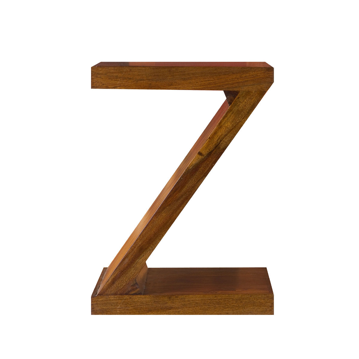 Solid Sheesham Wood Z Lamp Table