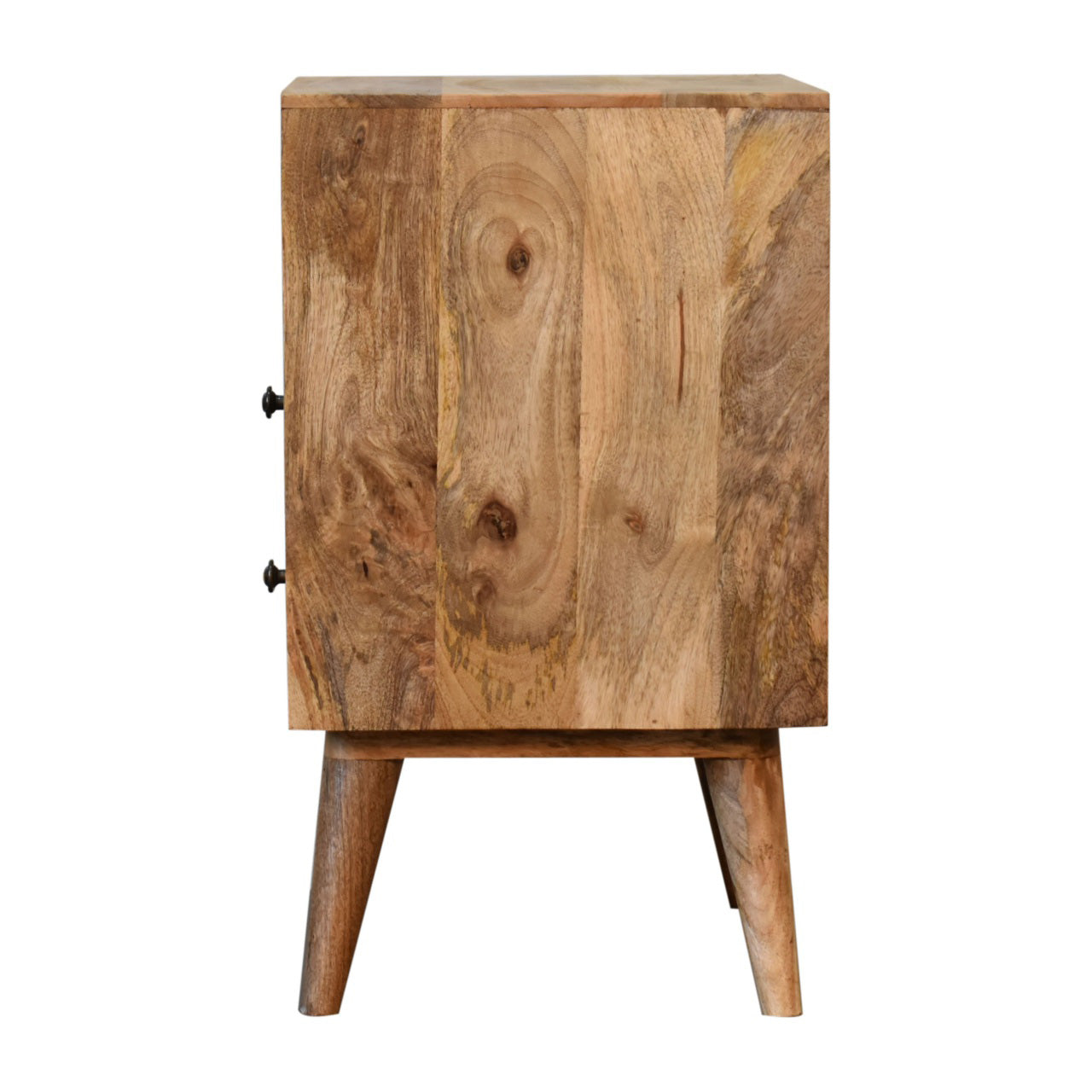 Classic Oak-Ish Bedside Table / Mango Wood