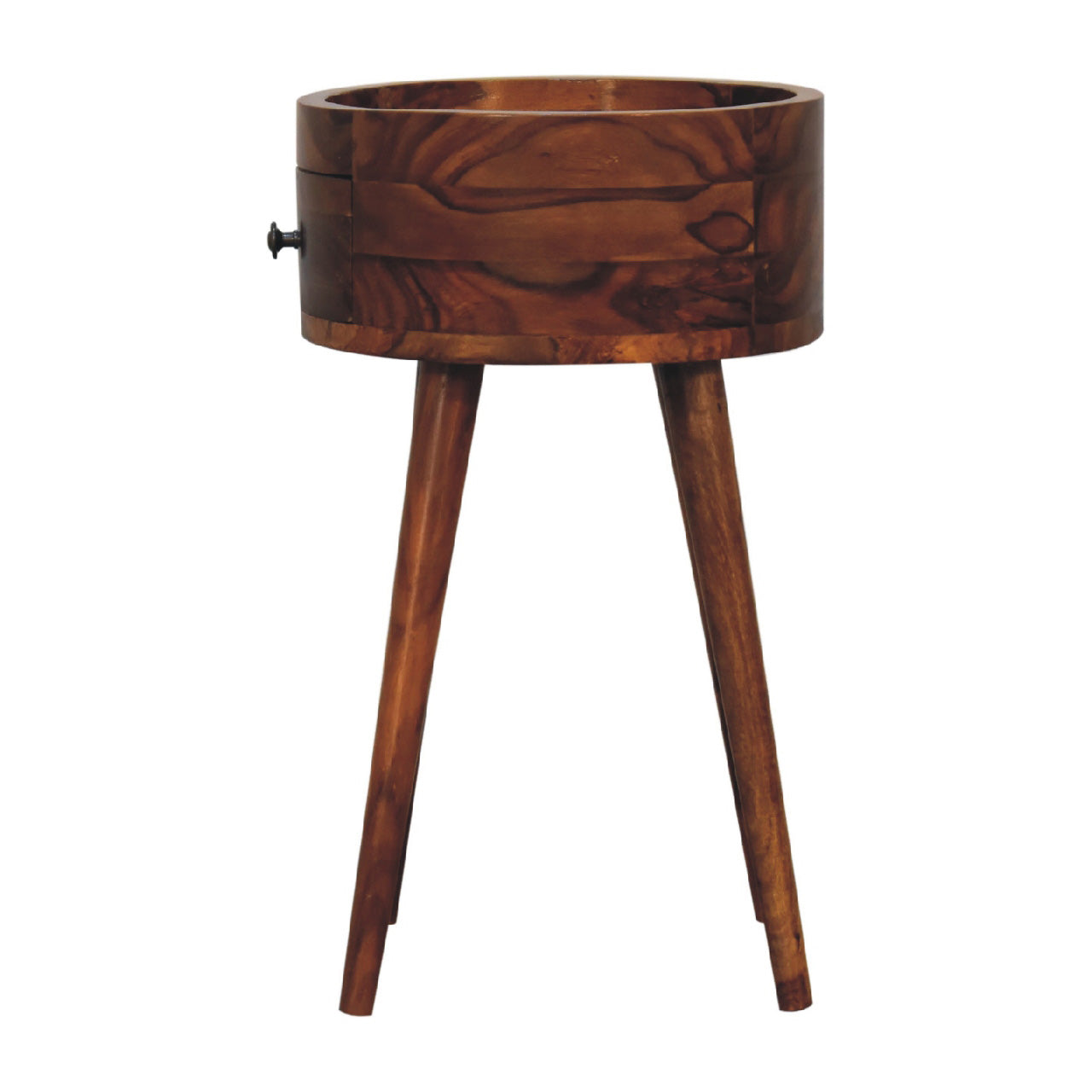 Alina Honey Bedside / Lamp Table