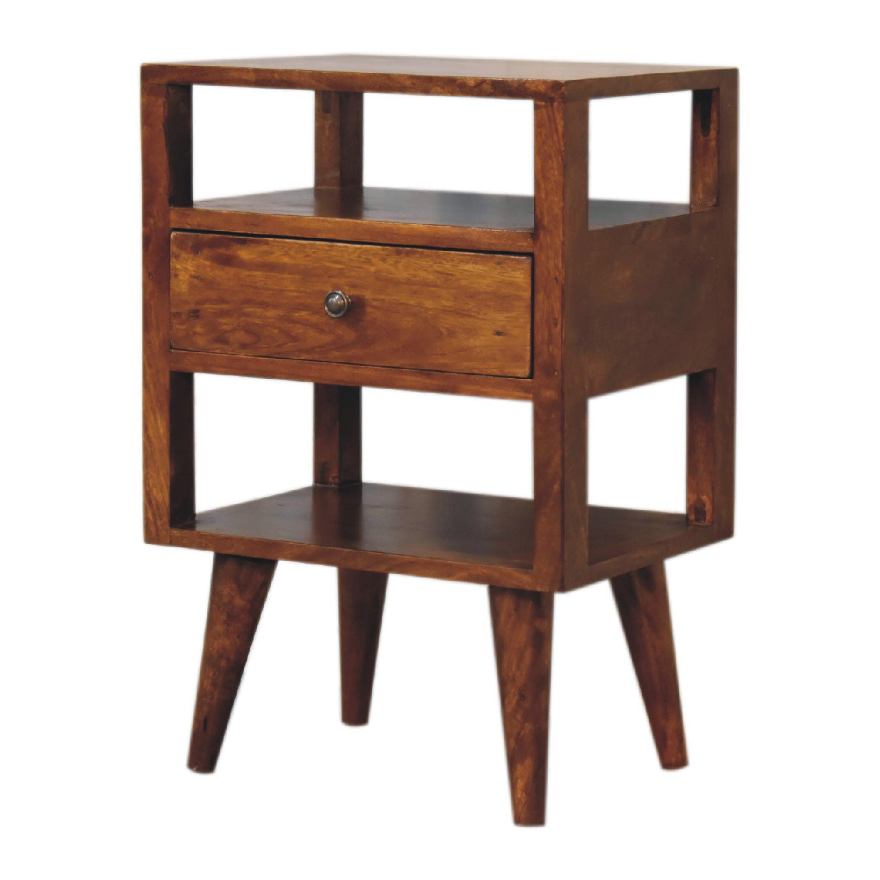 Dante Chestnut Bedside Table / Side Table