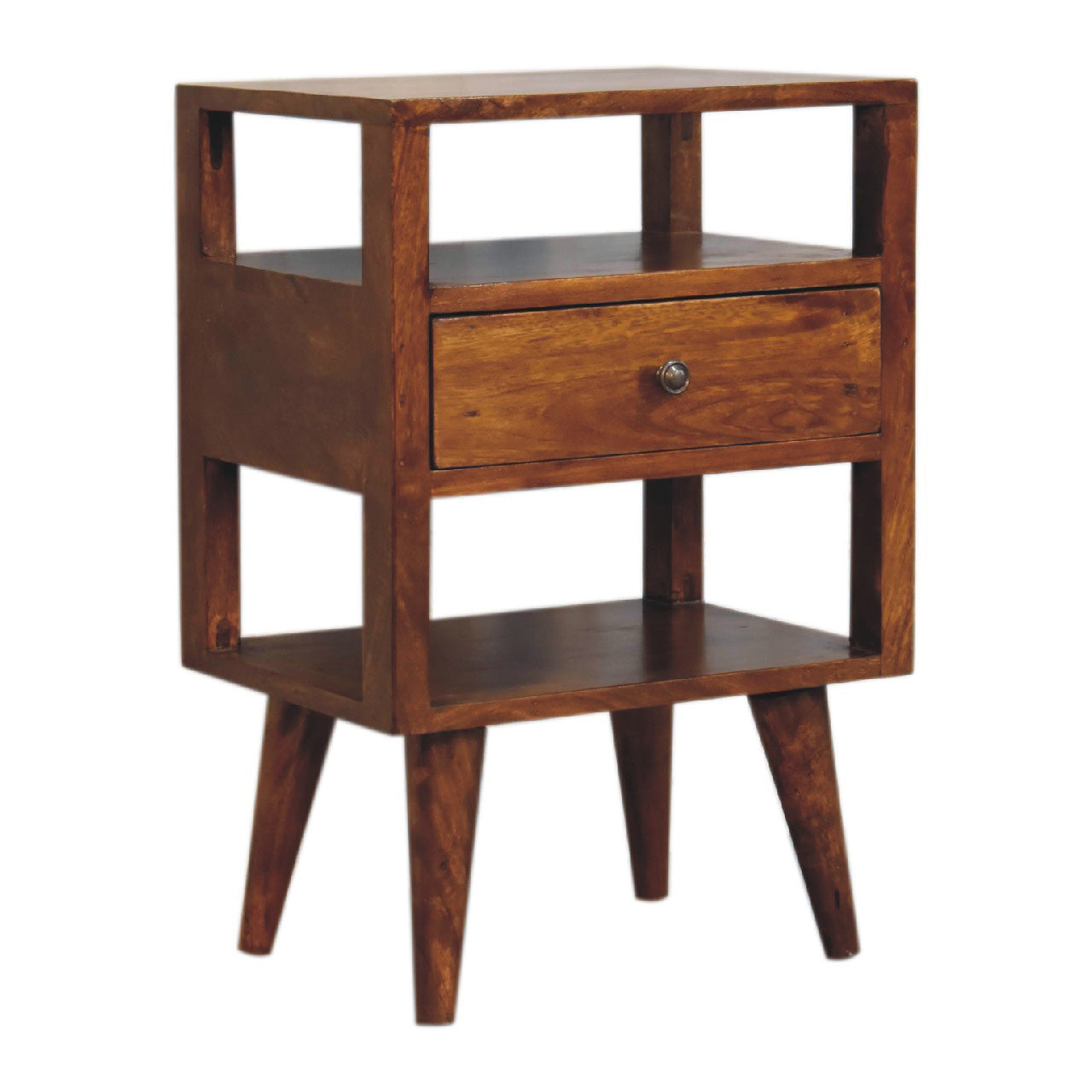 Dante Chestnut Bedside Table / Side Table