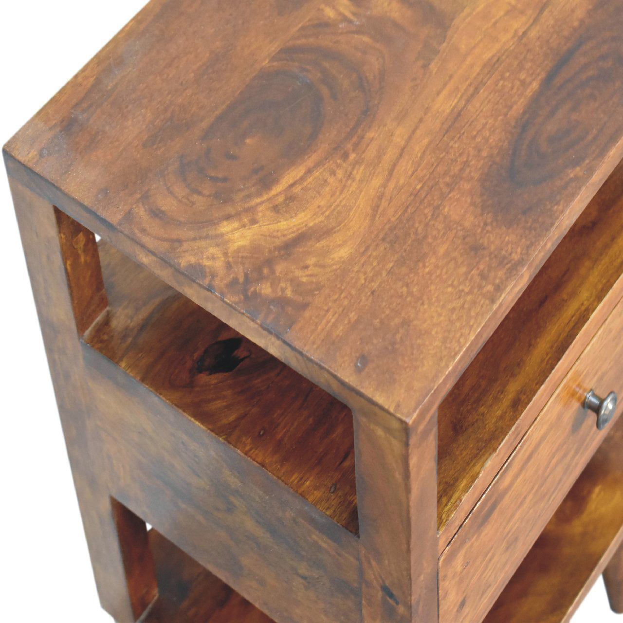 Dante Chestnut Bedside Table / Side Table