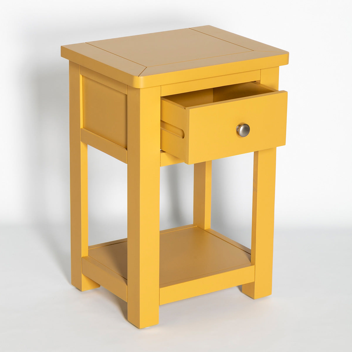 Manor Yellow 1 Drawer Bedside Table