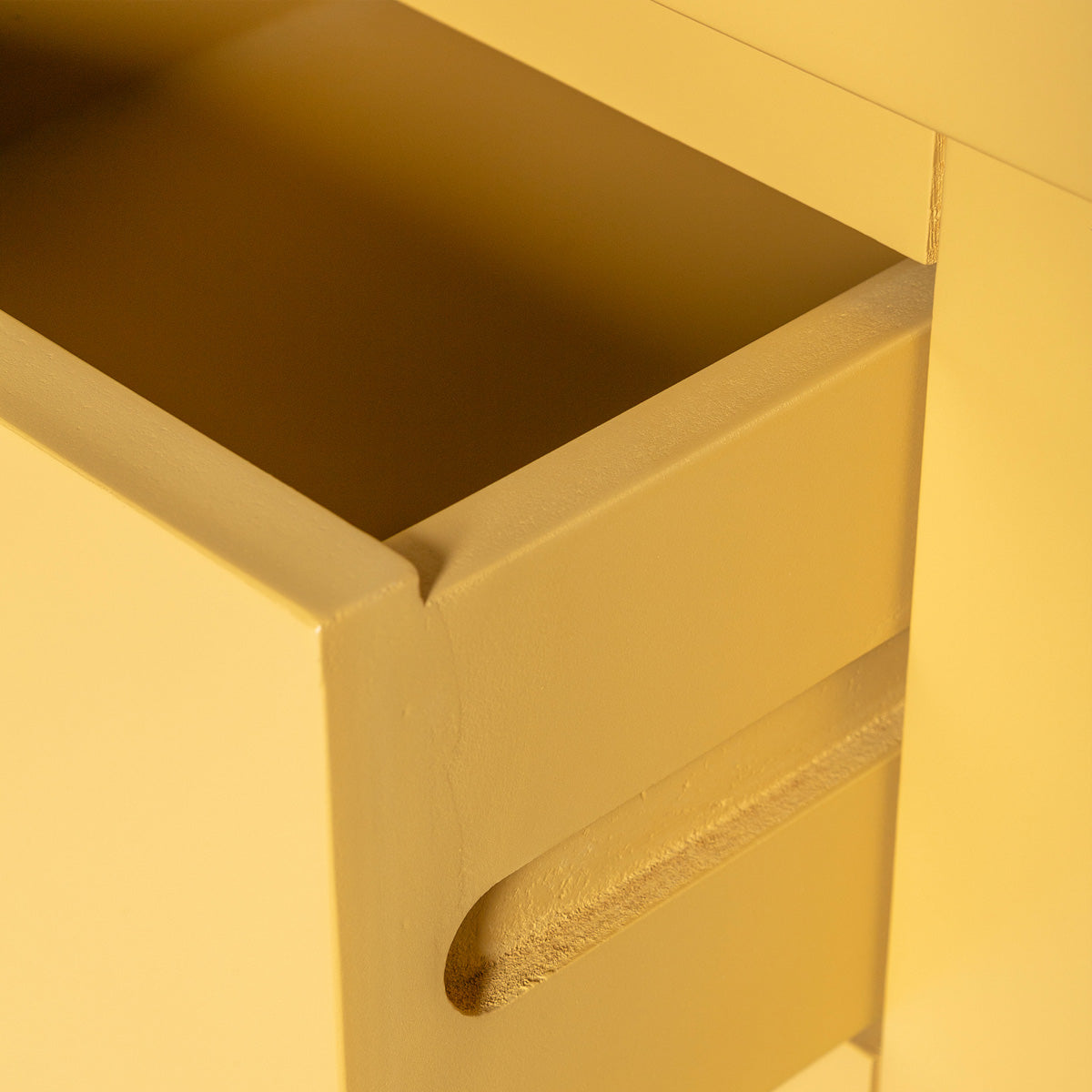 Manor Yellow 1 Drawer Bedside Table