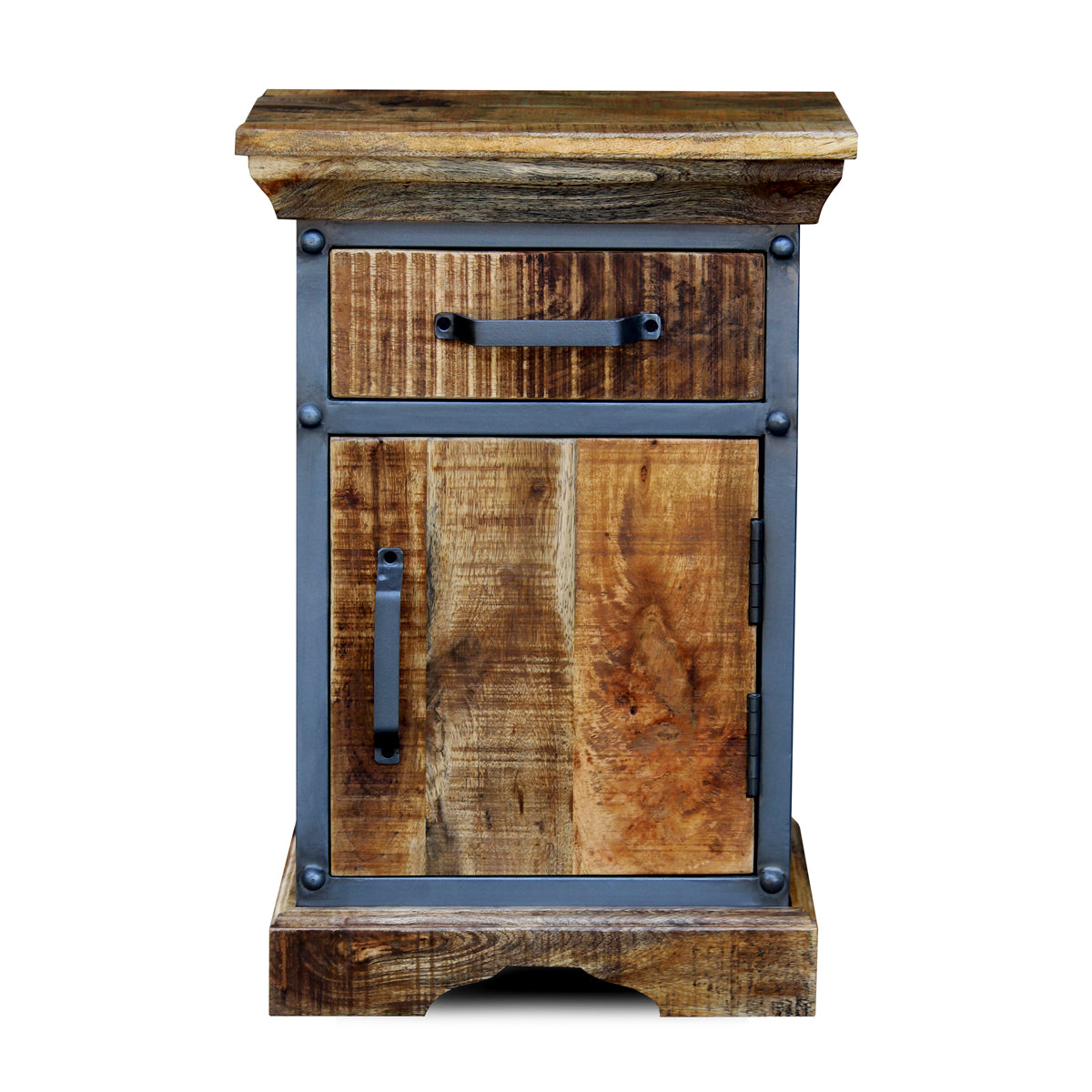 Amerelli Industrial Side Cabinet / Solid Mango Wood