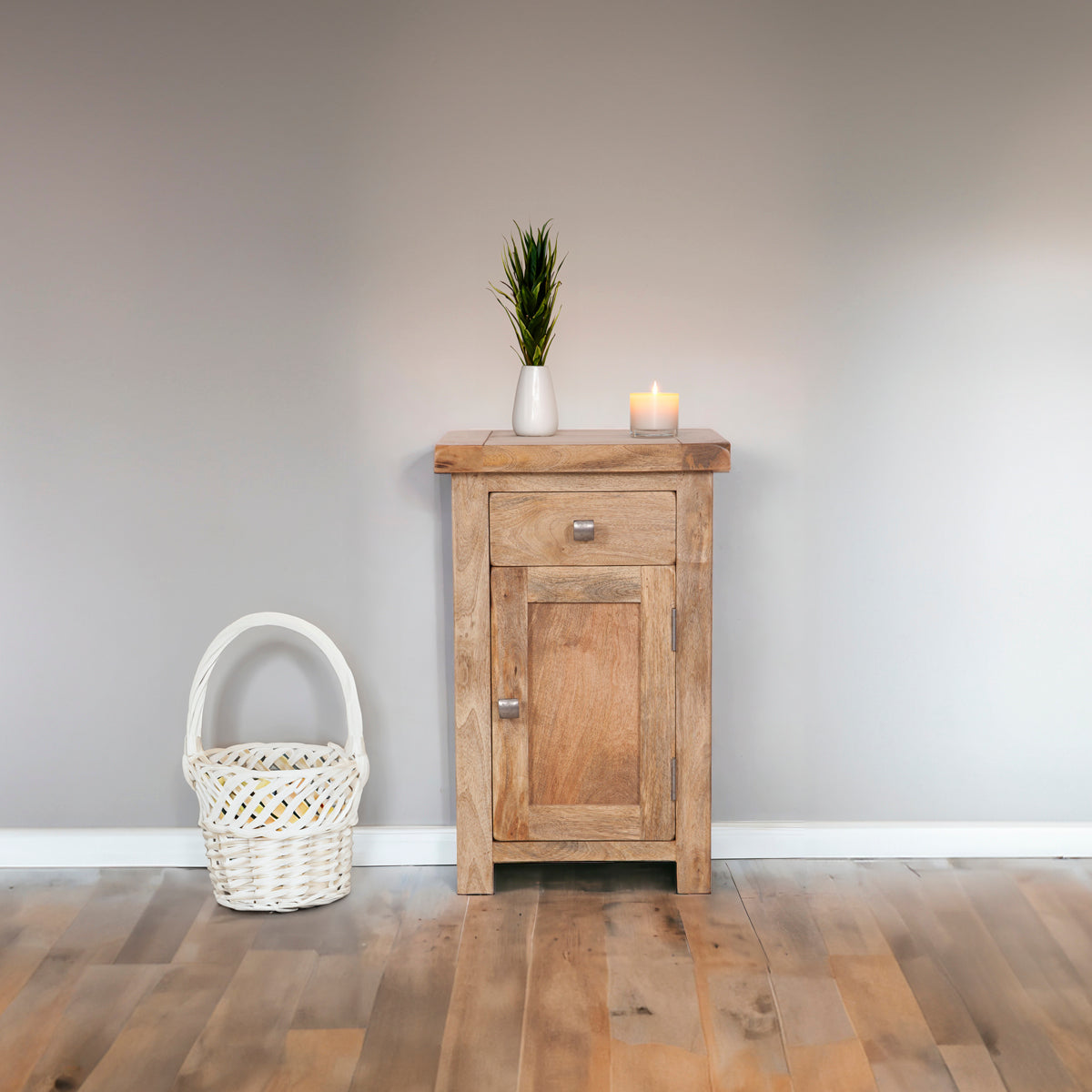 Bedside table with deals cupboard